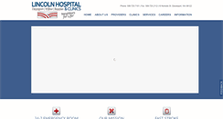 Desktop Screenshot of lincolnhospital.org