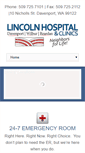 Mobile Screenshot of lincolnhospital.org